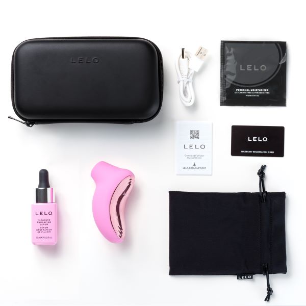 【LELO】SONA2 Travel(ソナ2 トラベル) ピンク セラムセット