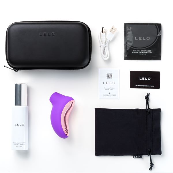 【LELO】SONA2 Travel(ソナ2 トラベル) パープル クリーナーセット