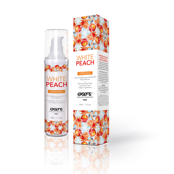 exsens オーガニックグルメマッサージオイル　WHITE PEACH　ホワイトピーチ